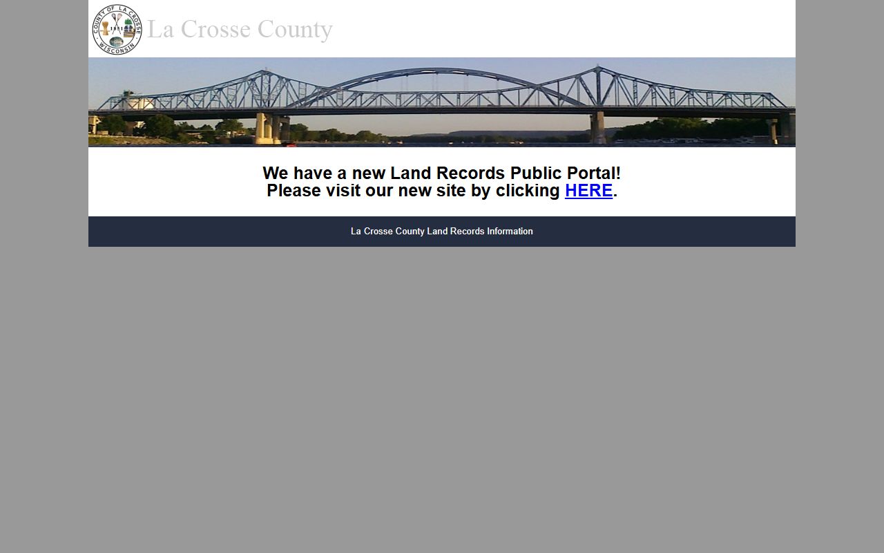 La Crosse County property records land records portal