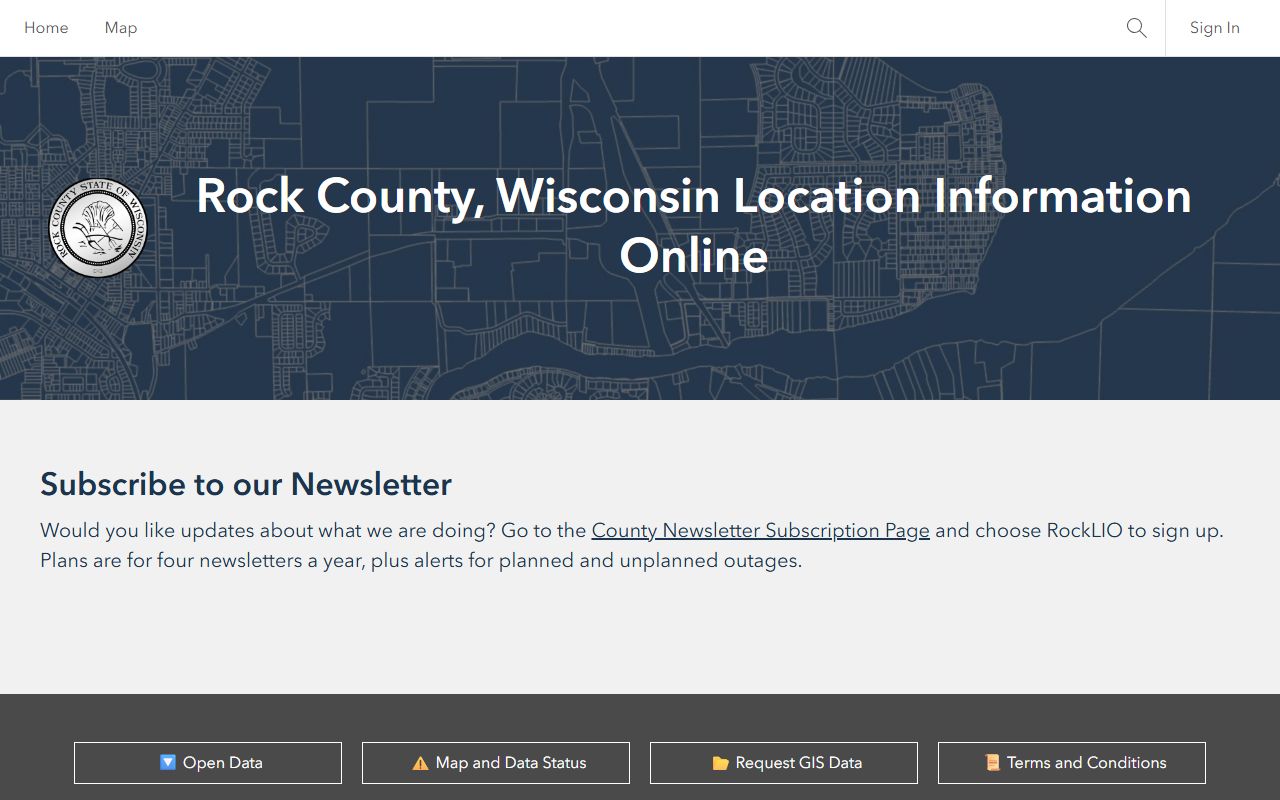 Beloit Property Records Rock County land information GIS