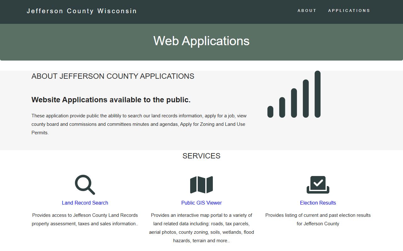 Jefferson County property records land information system