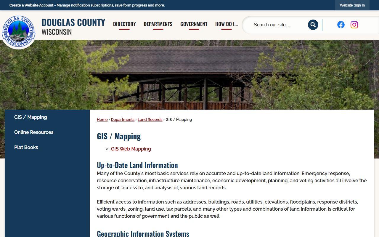 Douglas County property records GIS department