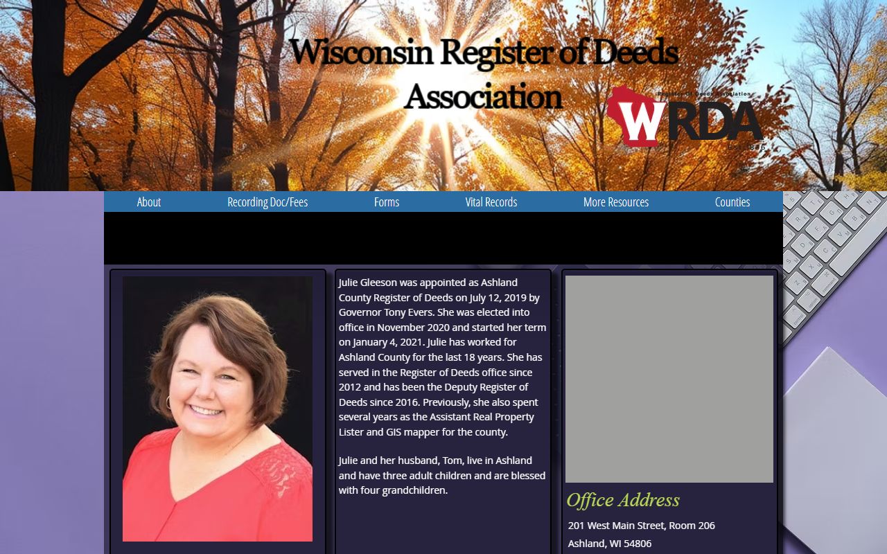 Ashland County property records WRDA profile