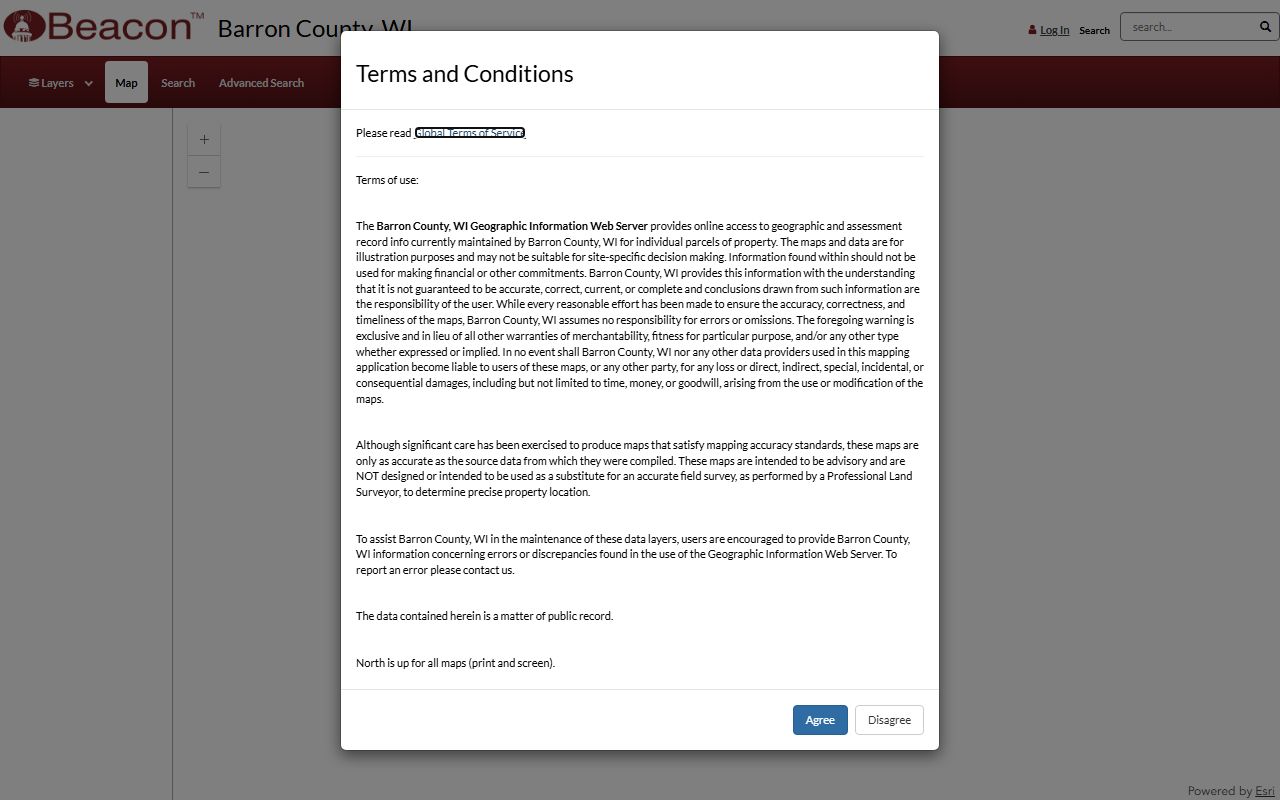 Barron County property records Beacon GIS