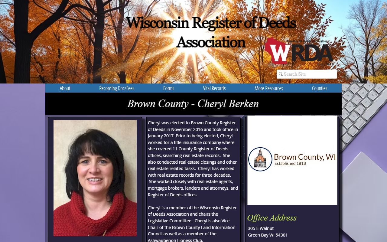 Brown County Property Records WRDA profile