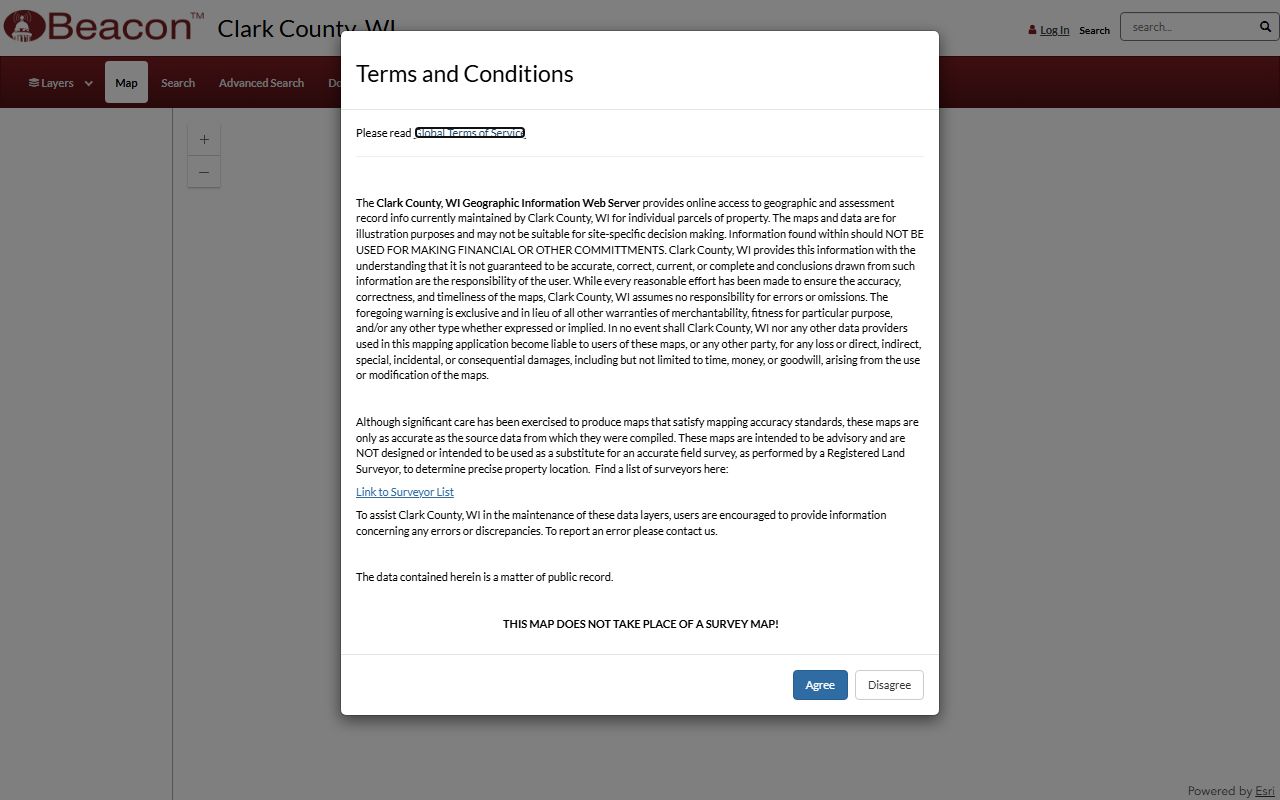 Clark County property records Beacon GIS