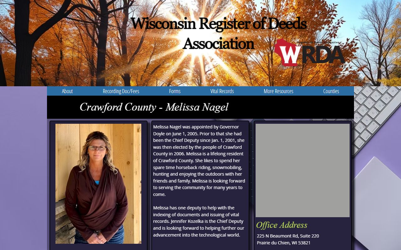 Crawford County Property Records WRDA profile