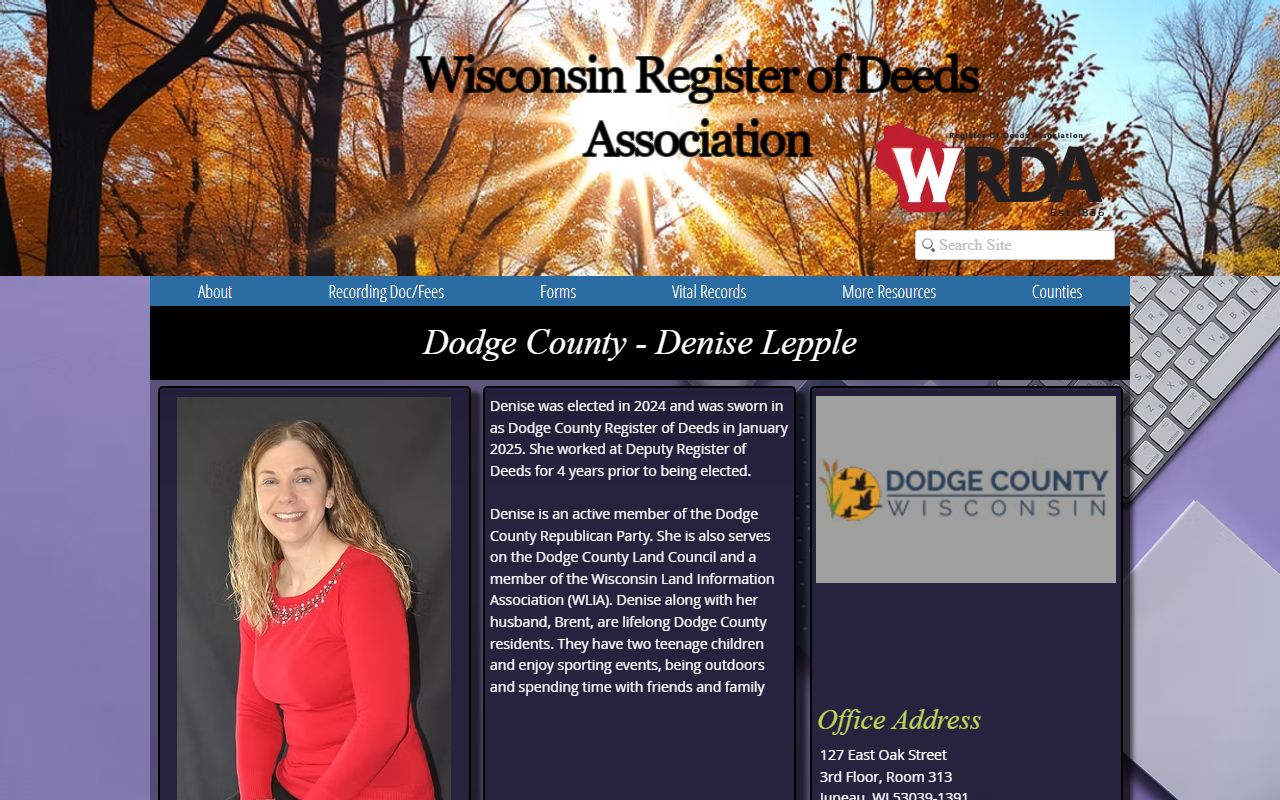 Dodge County property records WRDA profile