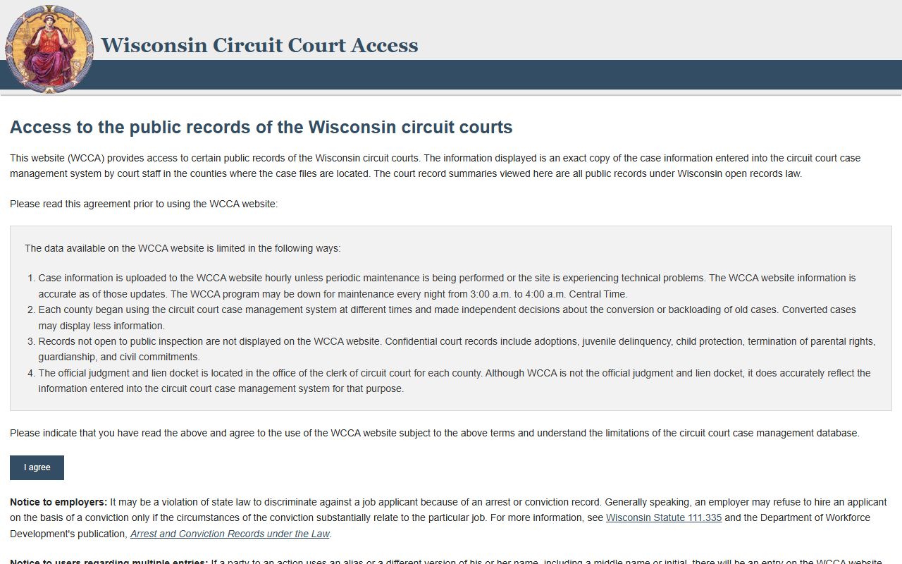 Wisconsin Property Records Wisconsin Circuit Court Access
