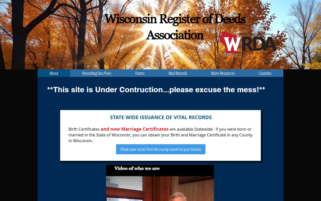 Wisconsin Property Records Wisconsin Register of Deeds Association
