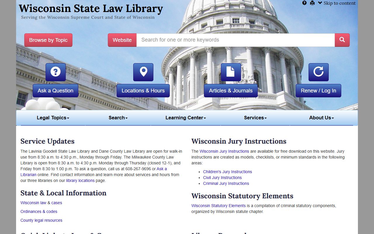 Wisconsin Property Records Wisconsin State Law Library